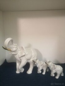 Sošky: rodinka slonov - 3 kusy - KOROSTEN
