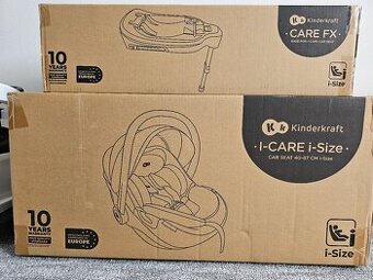 Vajíčko+isofix základná Kinderkraft i-Care + Care FX