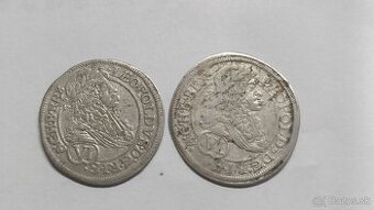 VI Kreuzer 1686,1689 Leopold I .Mincovna Vieden