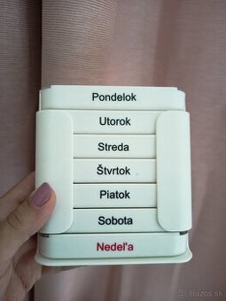 Organizér na lieky