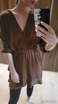 hnede saty -