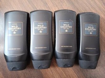 4x sprchovy gel na telo& vlasy Wild country Avon