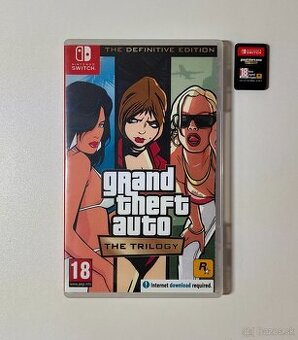 Predám hru GTA The Trilogy na Nintendo Switch
