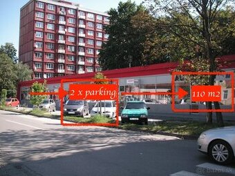 Obchodný priestor s PARKOVANÍM centrum Trenčín