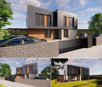 Nízkoenergetický dvojdom v modernom štýle 525 000€ 1-byt