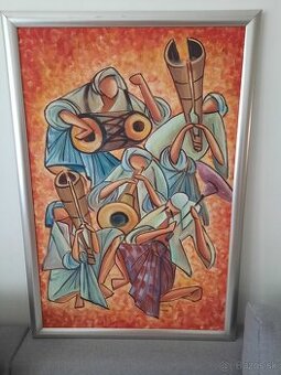 Obraz (olejomalba) z Barmy