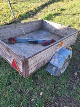 Vlečka, vozík za malotraktor