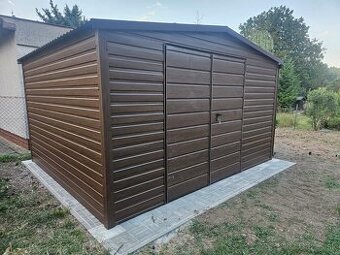 Plechová garáž v 1.triede