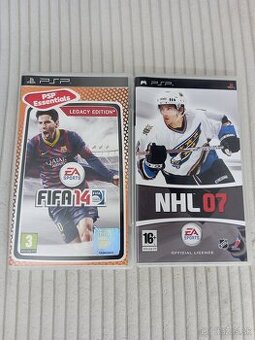 FIFA 14 + NHL 07 na PSP