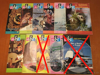 Časopisy ABC a papierové modely, vystrihovačky