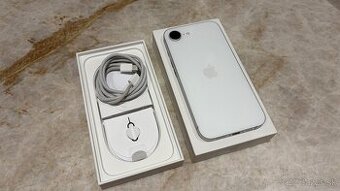Predám iPhone 16e White 128 GB, 100% stav, v záruke