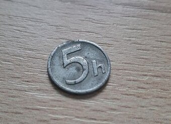 5 halier 1942 slovenský štát R