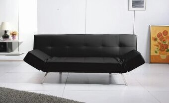 Pohovka Berlin, čierna ekokoža