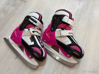 Dievčenské nastaviteľné korčule 30-33