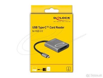 Delock USB Type-C™ čítačka kariet pre pamäťové karty XQD 2.0