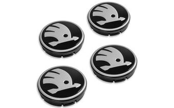 Stredové krytky kolies Škoda (originál)