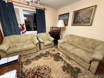 Sedacia súprava 3+2+1 – rozkladacia, úložný priestor