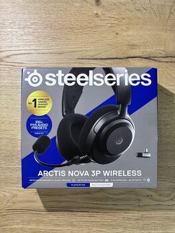 Sluchadla Steelseries Arctis Nova 3P wireless - NOVÉ