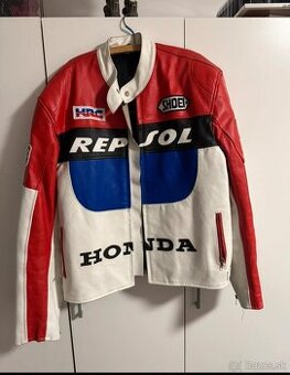 Kožena motocyklova bunda Honda Repsol