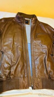 Pánska kožená bunda Boss Hugo Boss 58