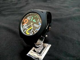 Dizajnové imidžové hodinky unisex, veľký farebný ciferník