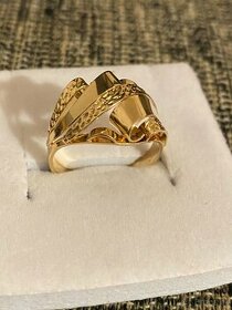 Damsky zlatý  prsten 14karat - 1