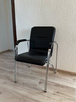 Koženková konferenčná stolička kreslo
