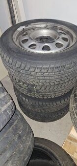 Plechové disky so zimnými gumami R14 4x100