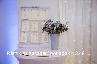 Svadobná výzdoba