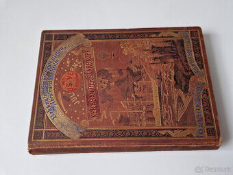 Starožitná německá verneovka Tvrdohlavý Turek 1887 Verne