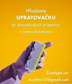 Upratovačka Bardejov