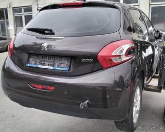 PEUGEOT 208 1.2 2013 PREDÁM DVERE, NÁRAZNÍK, piate dvere, PR