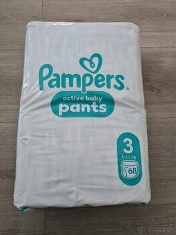 Pampers active baby pants veľ 3
