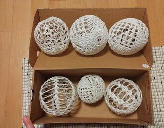 Háčkované vianočné ozdoby