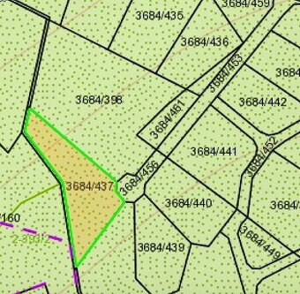 Pozemok v blízkosti Pršianskej terasy