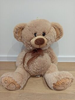 Plysovy medved, vyska 55cm, ako novy