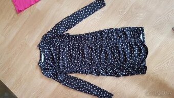 Čierne elastické šaty v. XS