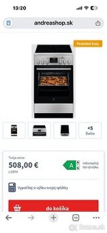 Predam Sklokeramický sporák s parnou funkciou SteamBake