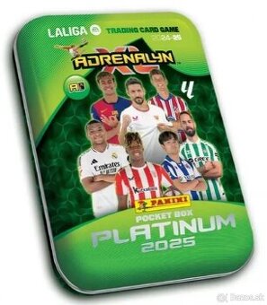 Futbalové karty Panini LaLiga 2024/2025 Adrenalyn Mini Tin