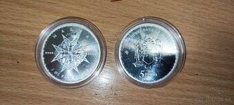 strieborná investičná minca Maltský kríž 2023 1OZ