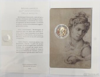 San Marino 2 euro 2025 Michelangelo