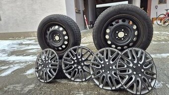 Zimne pneumatiky 205/60/R16 (vratene plech.diskov a puklic)
