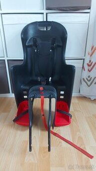 Zadná detská sedačka na bicykel