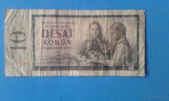 Bankovky Československo.