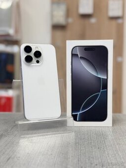 100% BATÉRIA - Apple iPhone 16 Pro 128GB White Titanium