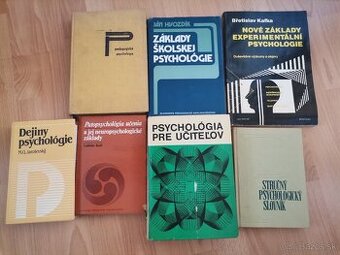 Knihy psychológia 7ks