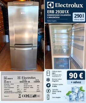 Predam Chladnicku s mraznickou Elektrolux