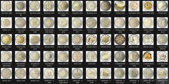 Pamätné 2 EURO - UNC + OBEH