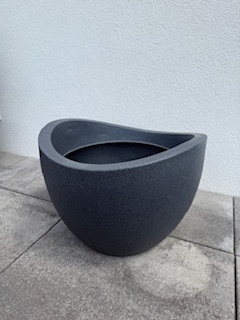 Scheurich Kvetináč priemer 50 cm čierny granit