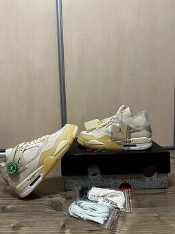 Jordan 4 Retro Off-White Sail - 1